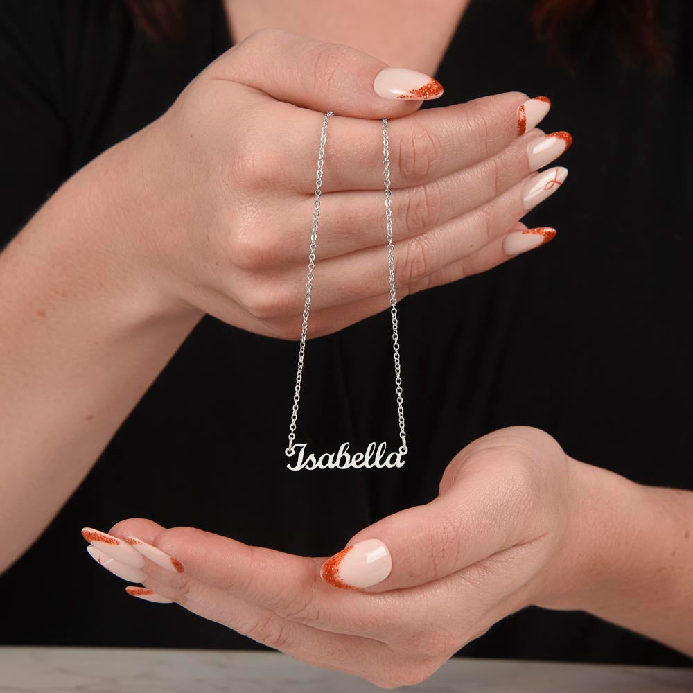 Gift For Him or Her - Custom Name Necklace