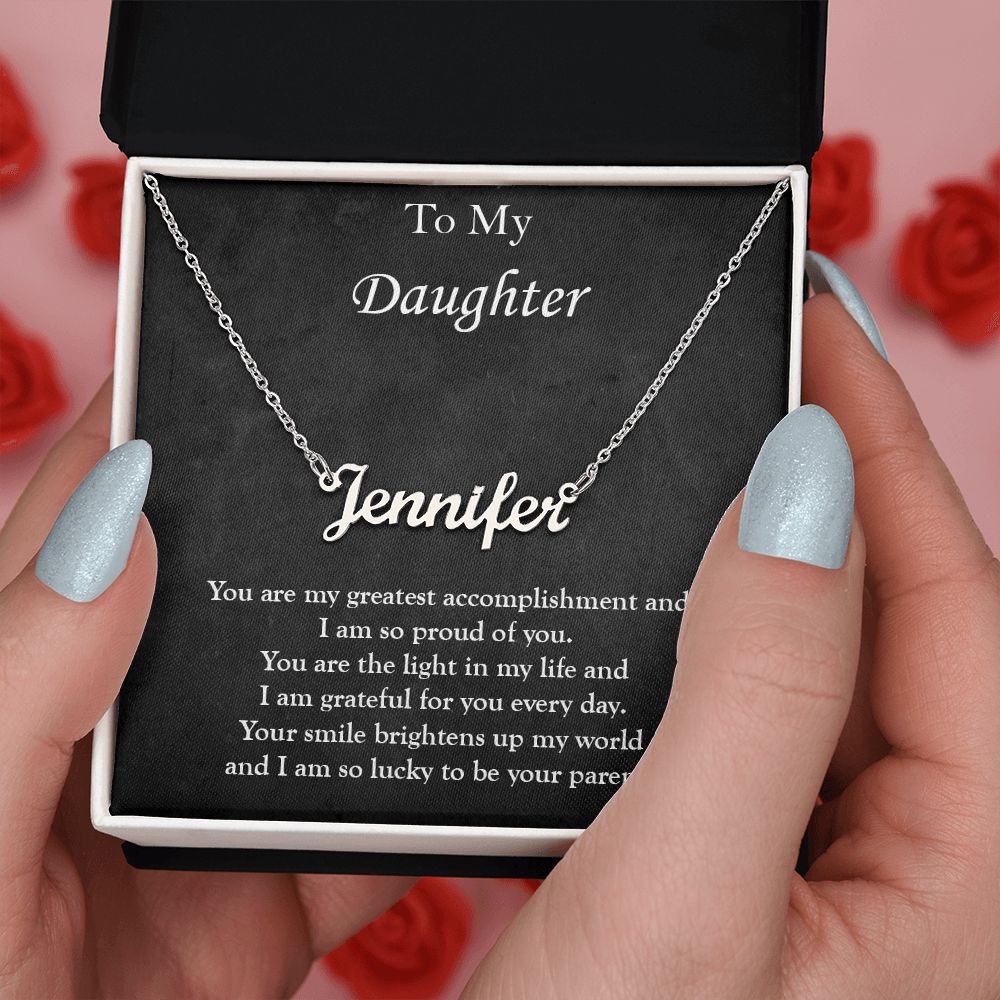 Custom Name Necklace for My Daughter