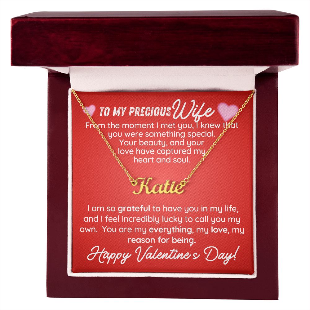 To My Precious Wife On Valentine's Day