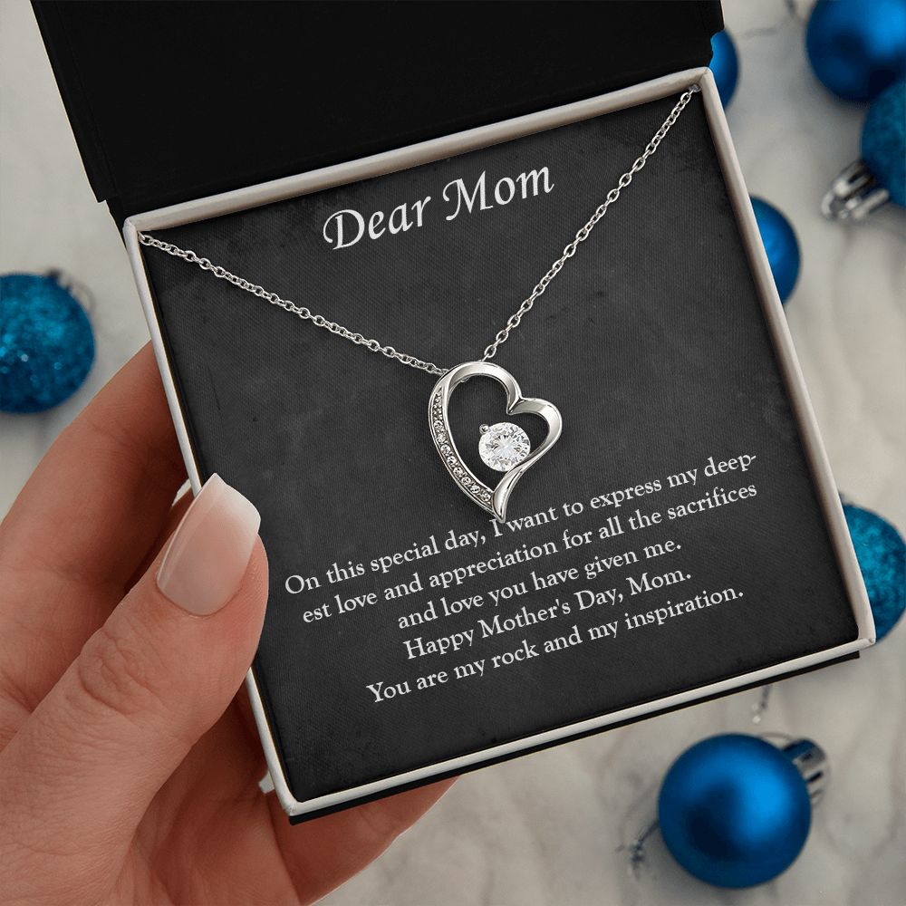 Infinite Bond: The Mother's Day Forever Love Necklace