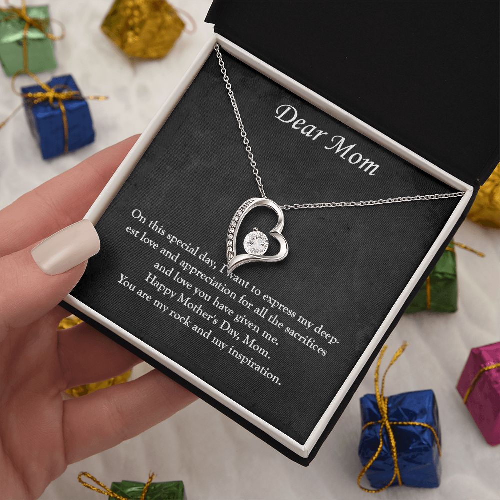 Infinite Bond: The Mother's Day Forever Love Necklace