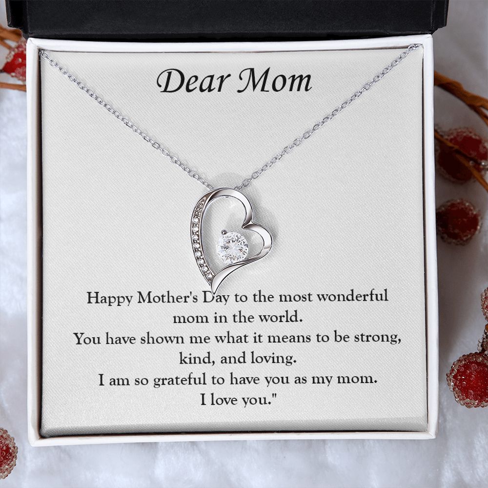 Eternal Appreciation: The Mother's Day Forever Love Necklace