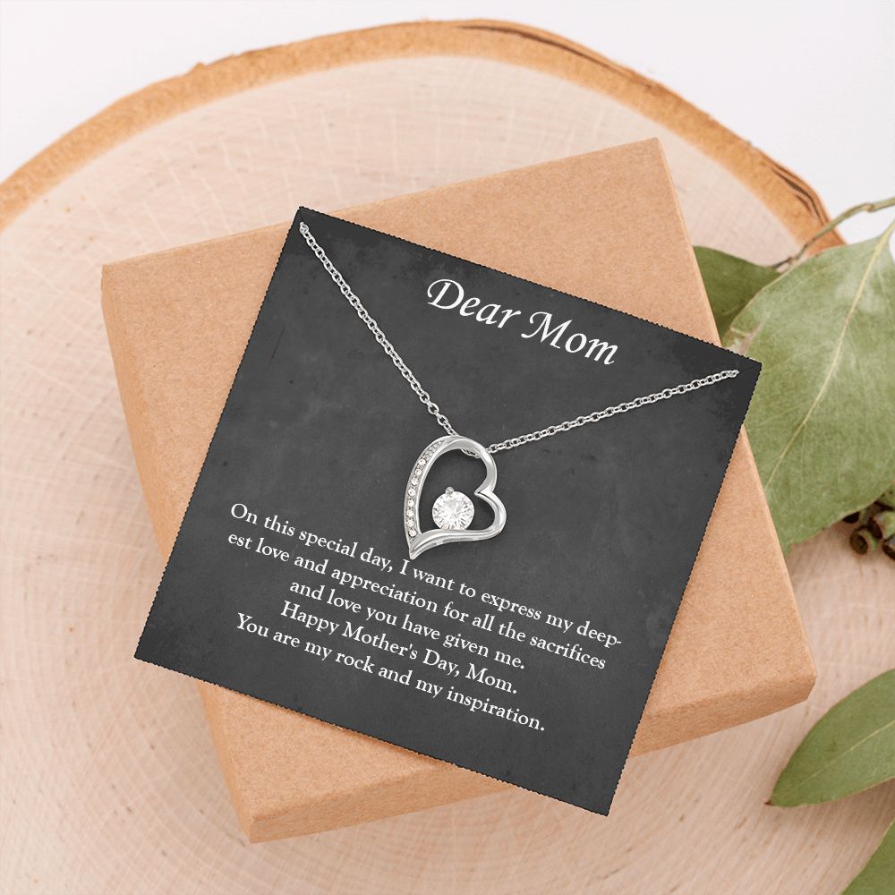 Infinite Bond: The Mother's Day Forever Love Necklace