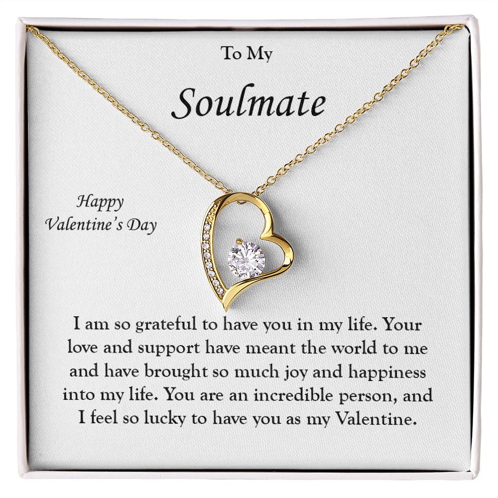 My Soulmate - My Valentine - Forever Love Necklace