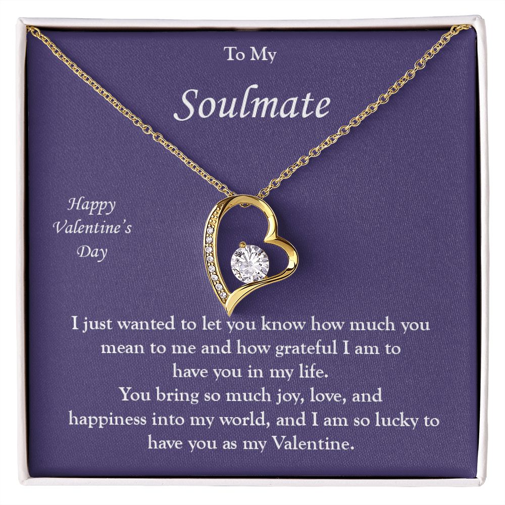 Forever Love Necklace for my Valentine Soulmate