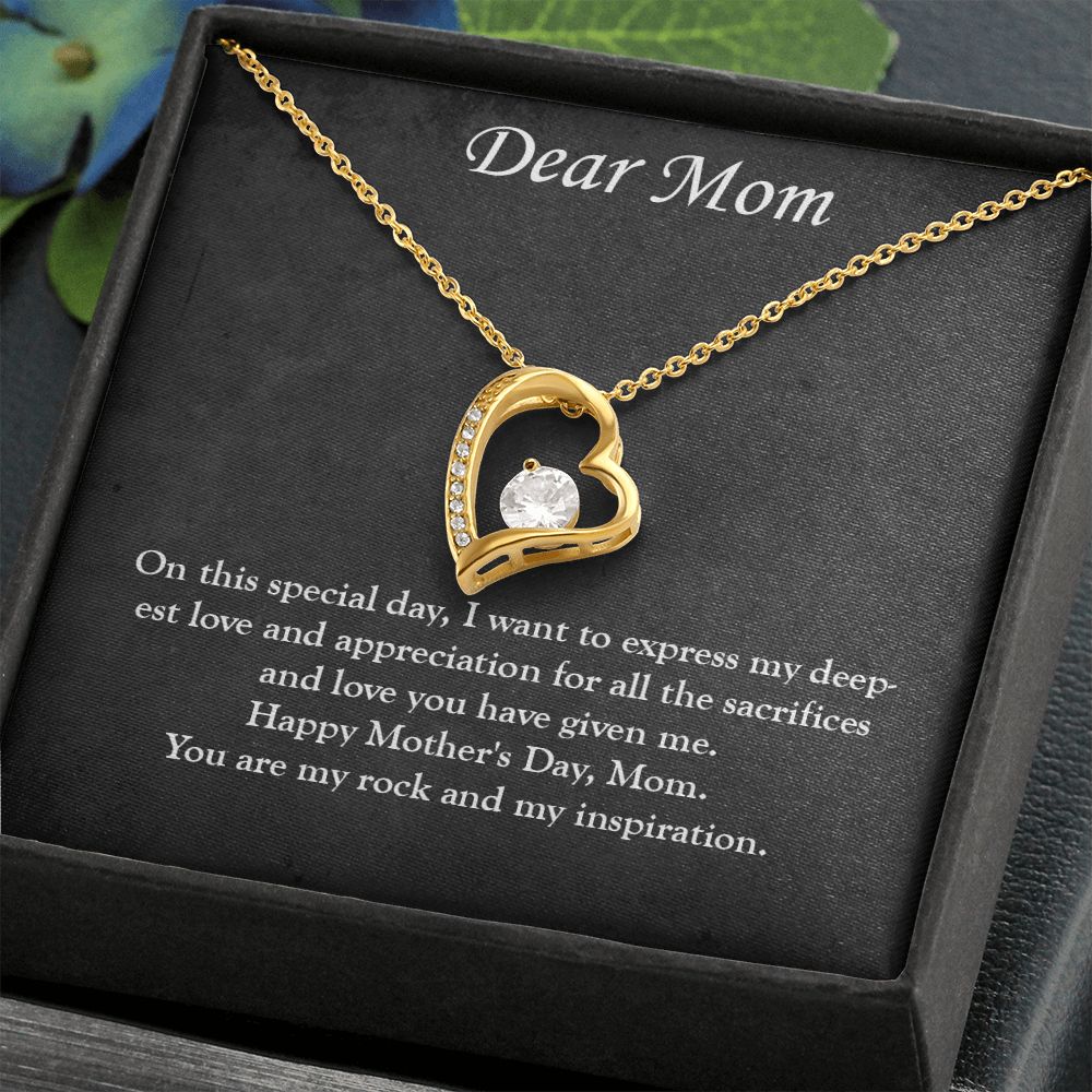 Infinite Bond: The Mother's Day Forever Love Necklace