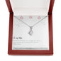 Sparkly Pendant Necklace For Your Wife: Great Anniversary, Birthday or Christmas Gift
