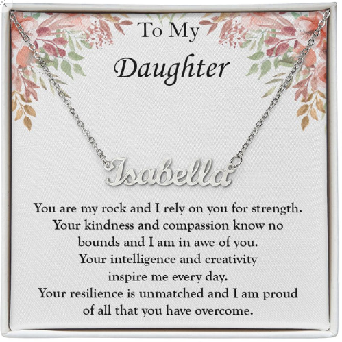 5 Benefits of Owning a Custom Name Necklace for Your Daughter
