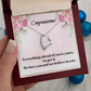Congratulations on Your Graduation: Love Knot Necklace for Daughter or Granddaughter