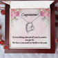 Congratulations on Your Graduation: Love Knot Necklace for Daughter or Granddaughter