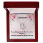 Congratulations on Your Graduation: Love Knot Necklace for Daughter or Granddaughter