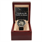 Engraved Watch for Best Friend – "Friends Are the Family We Choose"