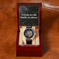 Engraved Watch for Best Friend – "Friends Are the Family We Choose"