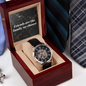 Engraved Watch for Best Friend – "Friends Are the Family We Choose"