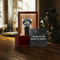 Engraved Watch for Best Friend – "Friends Are the Family We Choose"