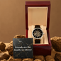 Engraved Watch for Best Friend – "Friends Are the Family We Choose"
