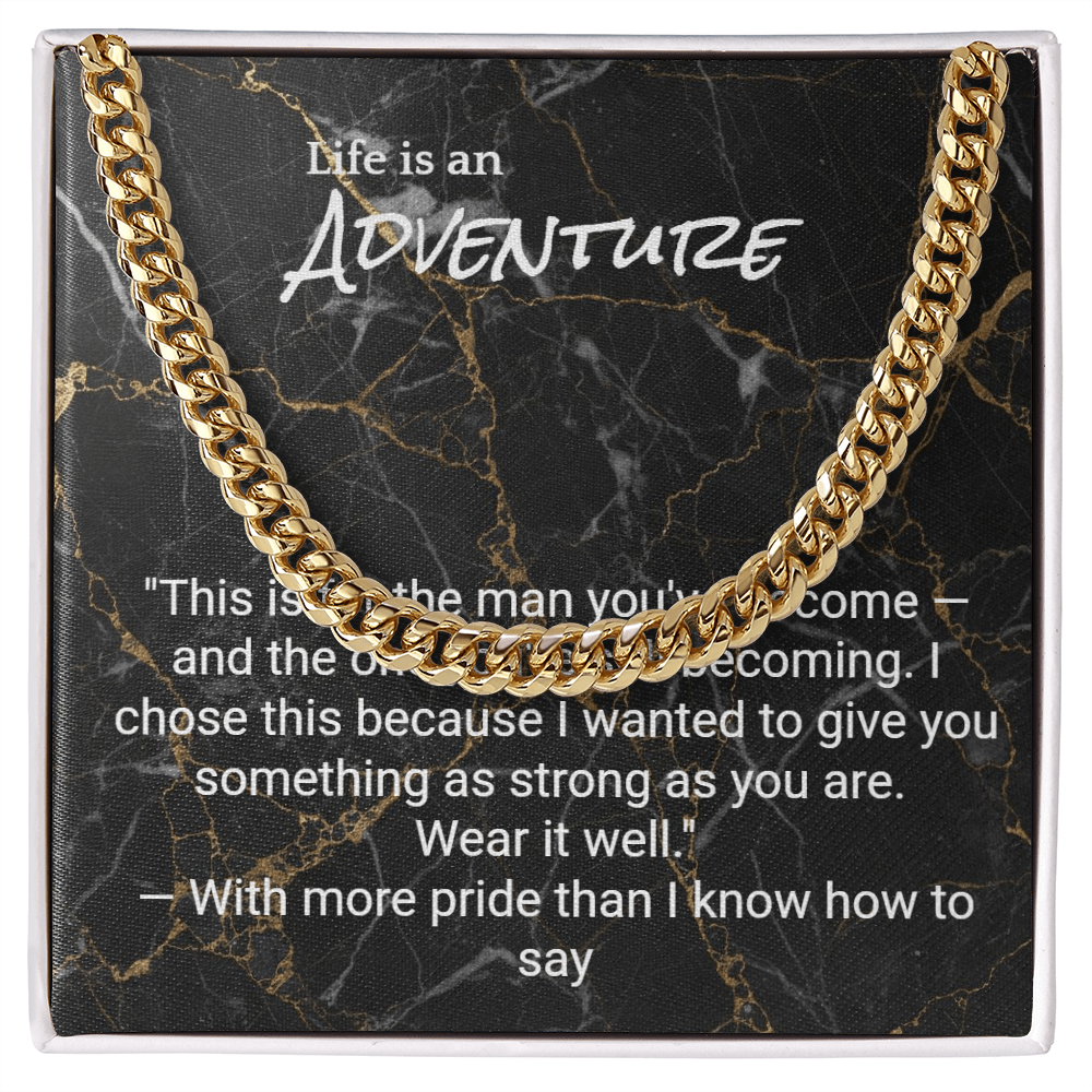 Cuban Link Chain for Son — Graduation, Birthday & Christmas Gift