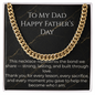 Cuban Link Chain Father's Day Necklace