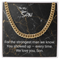 Cuban Chain Necklace for Son — Graduation, Birthday & Christmas Gift