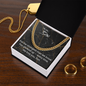 Cuban Chain Necklace for Son — Graduation, Birthday & Christmas Gift