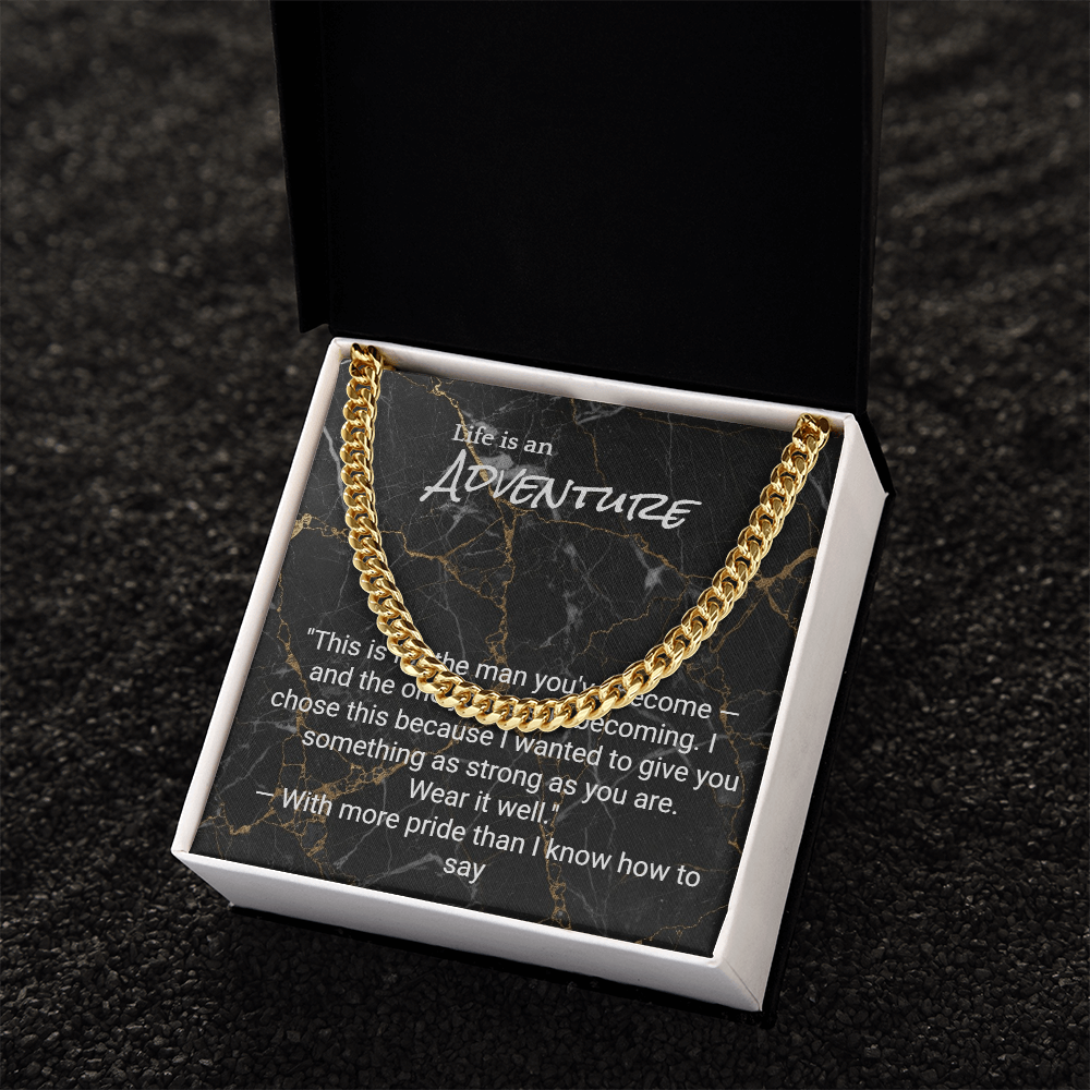 Cuban Link Chain for Son — Graduation, Birthday & Christmas Gift