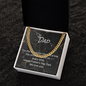 Cuban Link Chain for Dad — Father’s Day Gift from Kids or Family