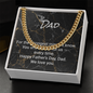 Cuban Link Chain for Dad — Father’s Day Gift from Kids or Family