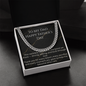 Cuban Link Chain Father's Day Necklace