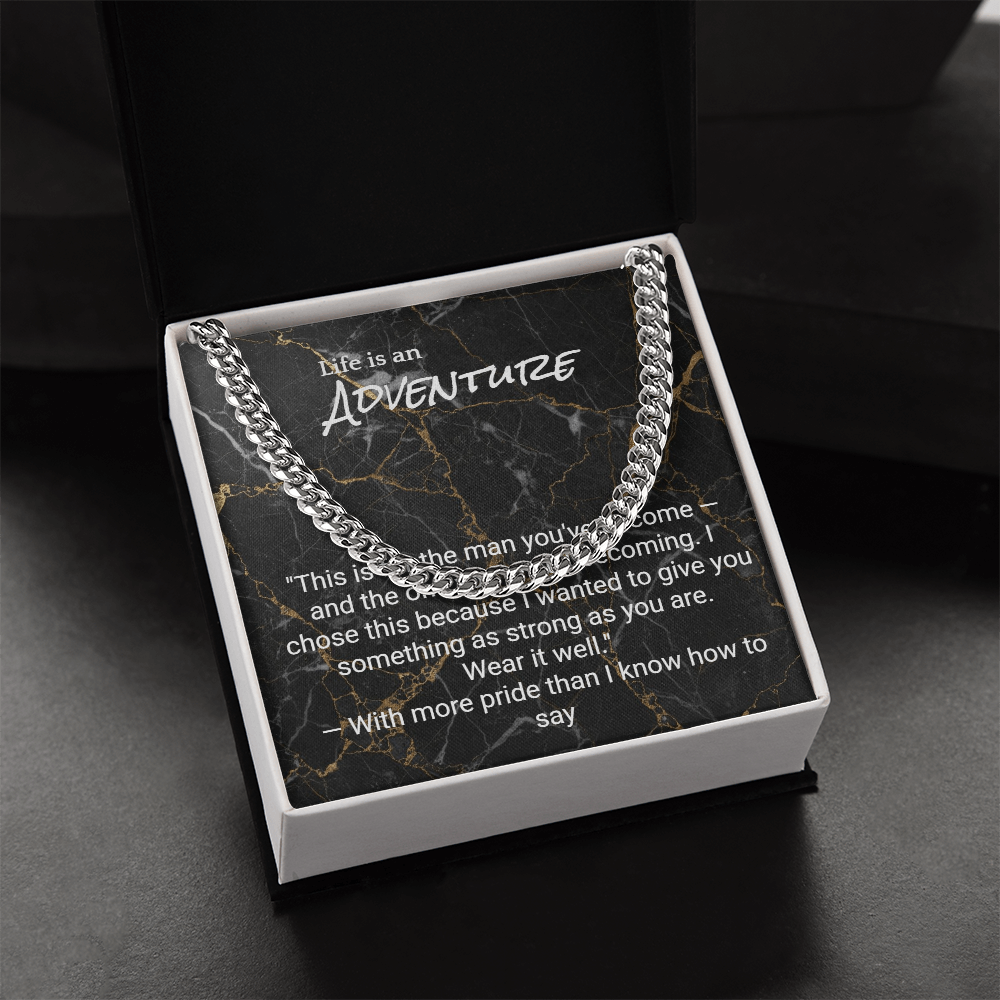 Cuban Link Chain for Son — Graduation, Birthday & Christmas Gift
