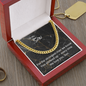 Cuban Chain Necklace for Son — Graduation, Birthday & Christmas Gift