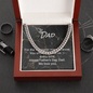 Cuban Link Chain for Dad — Father’s Day Gift from Kids or Family