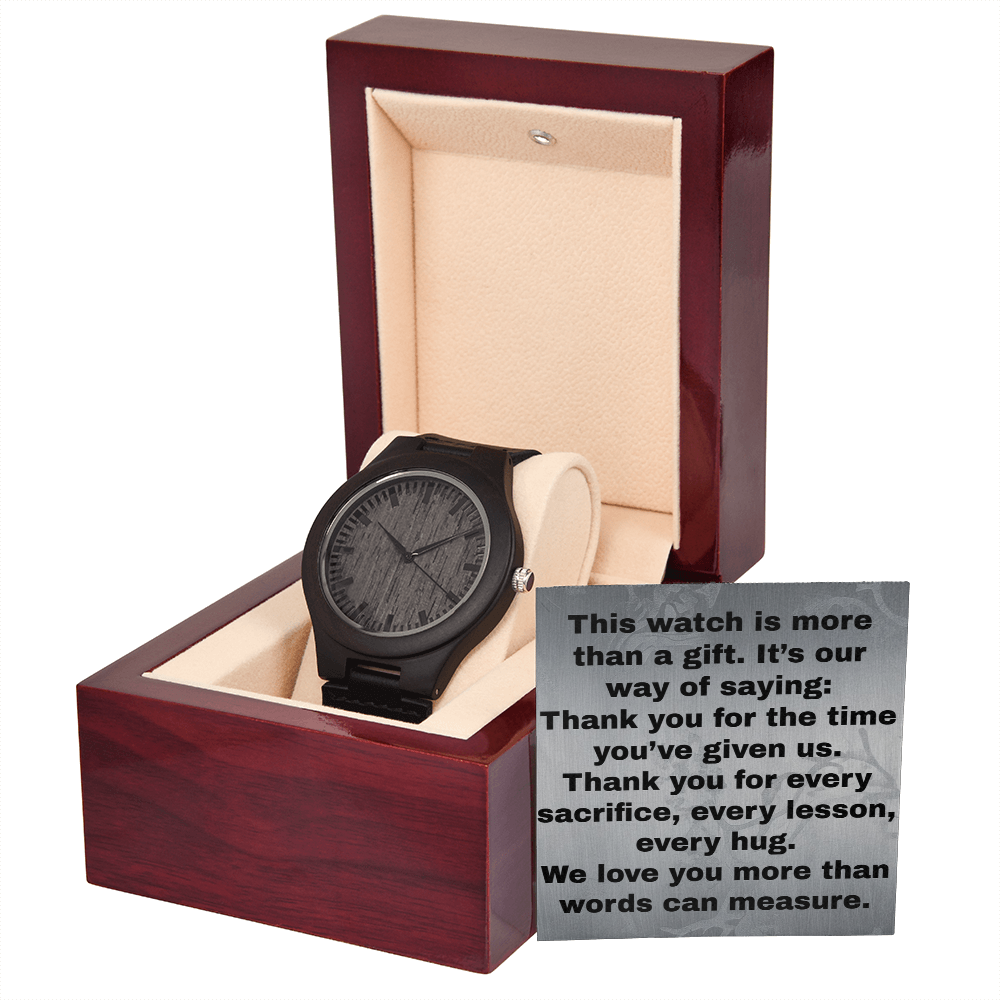 Sandalwood watch for dad wrist lifestyle photo