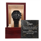 Black Chronograph Watch for Dad — Father’s Day Gift He’ll Use Every Day