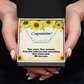 Congratulations: Personalized Name Necklace for Daughter or Granddaughter