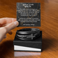 Men’s Cross Leather Bracelet for Son — Meaningful Faith Gift from Mom or Grandparents