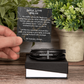 Men’s Cross Leather Bracelet for Son — Meaningful Faith Gift from Mom or Grandparents