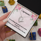 Congratulations on Your Graduation: Love Knot Necklace for Daughter or Granddaughter