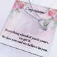 Congratulations on Your Graduation: Love Knot Necklace for Daughter or Granddaughter