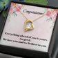 Congratulations on Your Graduation: Love Knot Necklace for Daughter or Granddaughter
