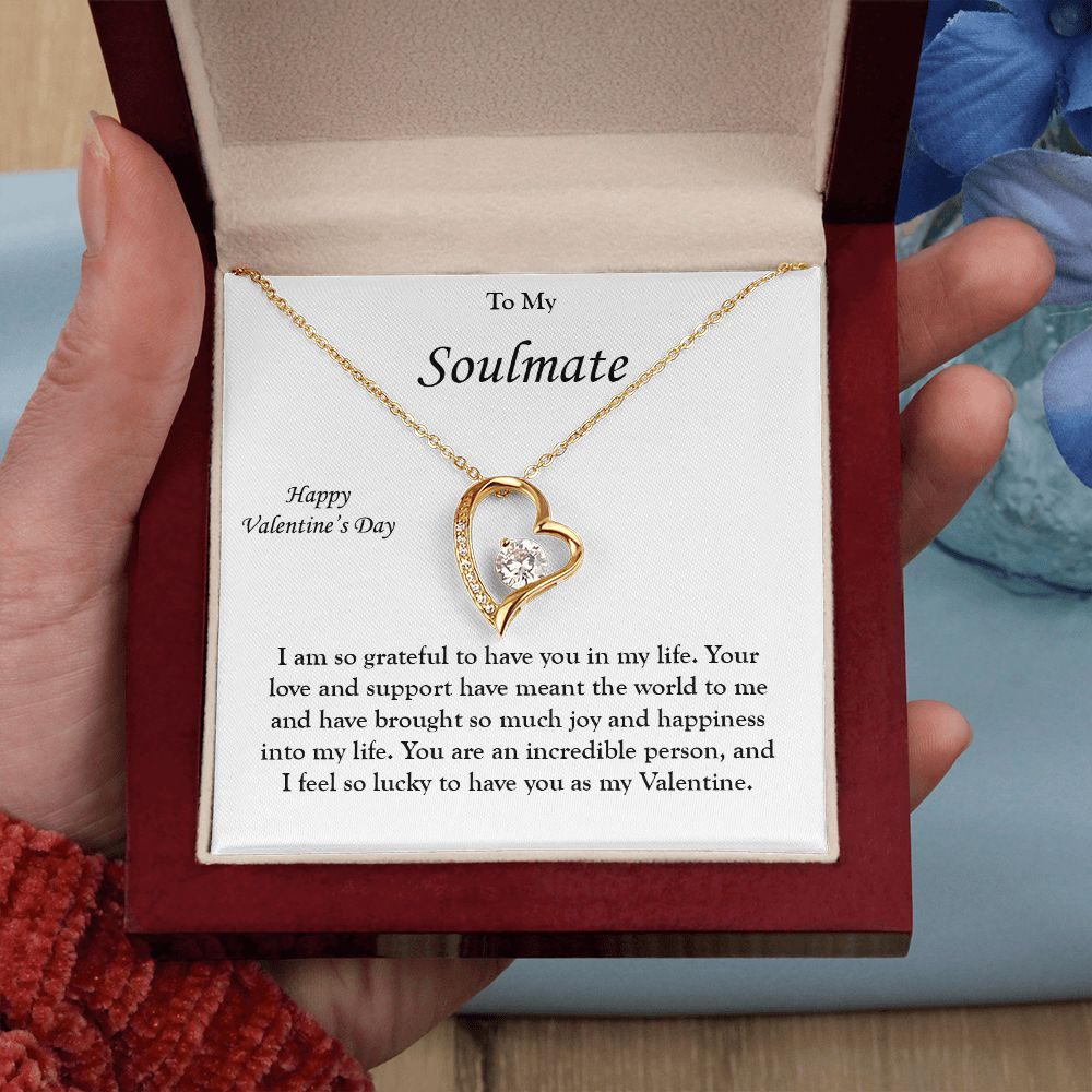 To My Beautiful Soulmate Necklace For Her Forever Valentine Gift Wife  Girlfriend | eBay