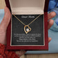 Infinite Bond: The Mother's Day Forever Love Necklace