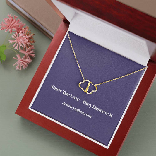 Stunning Gold Necklace For Wife With 18 Single Cut Real Diamonds