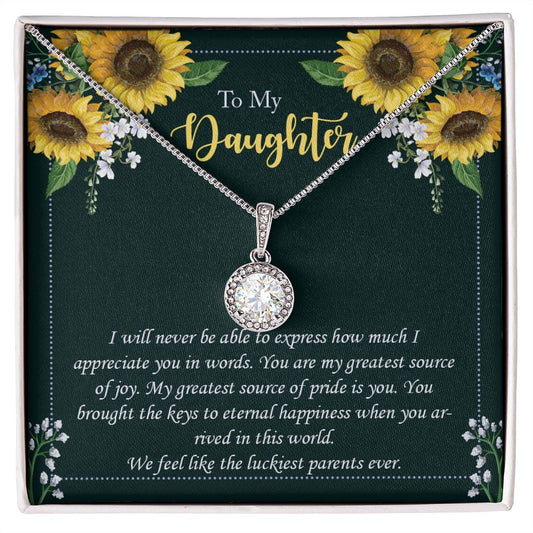 Gift for Daughter: Eternal Hope Necklace