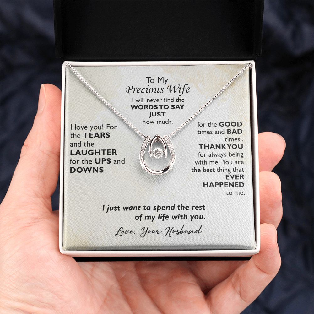 Pendant Necklace for Wife - Love Keepsake with meaningful message card from Jewelry Gifted