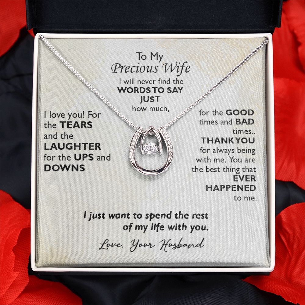 Pendant Necklace for Wife - Love Keepsake with meaningful message card from Jewelry Gifted