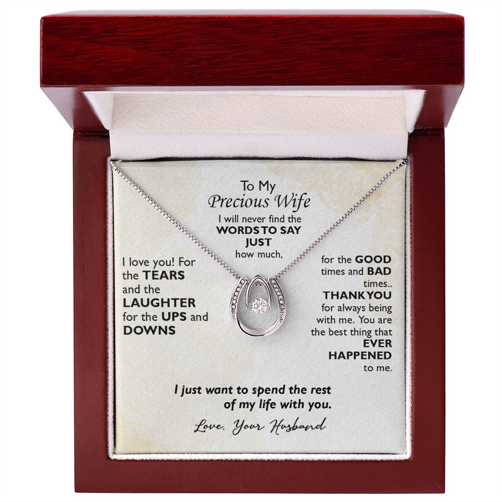 Pendant Necklace for Wife - Love Keepsake with meaningful message card from Jewelry Gifted