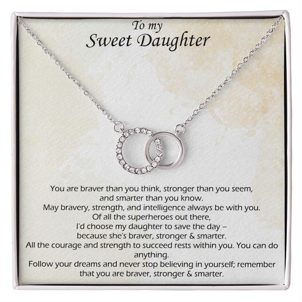 Gift For Our Sweet Daughter - Perfect Pair Necklace