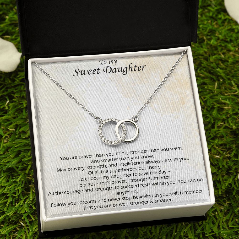 Gift For Our Sweet Daughter - Perfect Pair Necklace