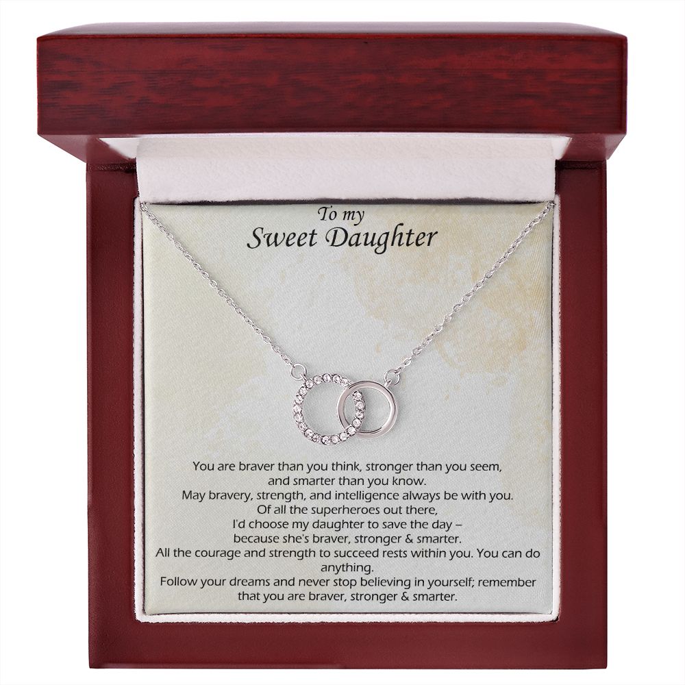 Gift For Our Sweet Daughter - Perfect Pair Necklace