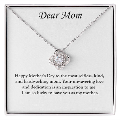 Honor Mom: A Love Knot Necklace to Show Your Appreciation